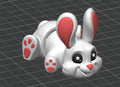 Bunny with Smile Painted