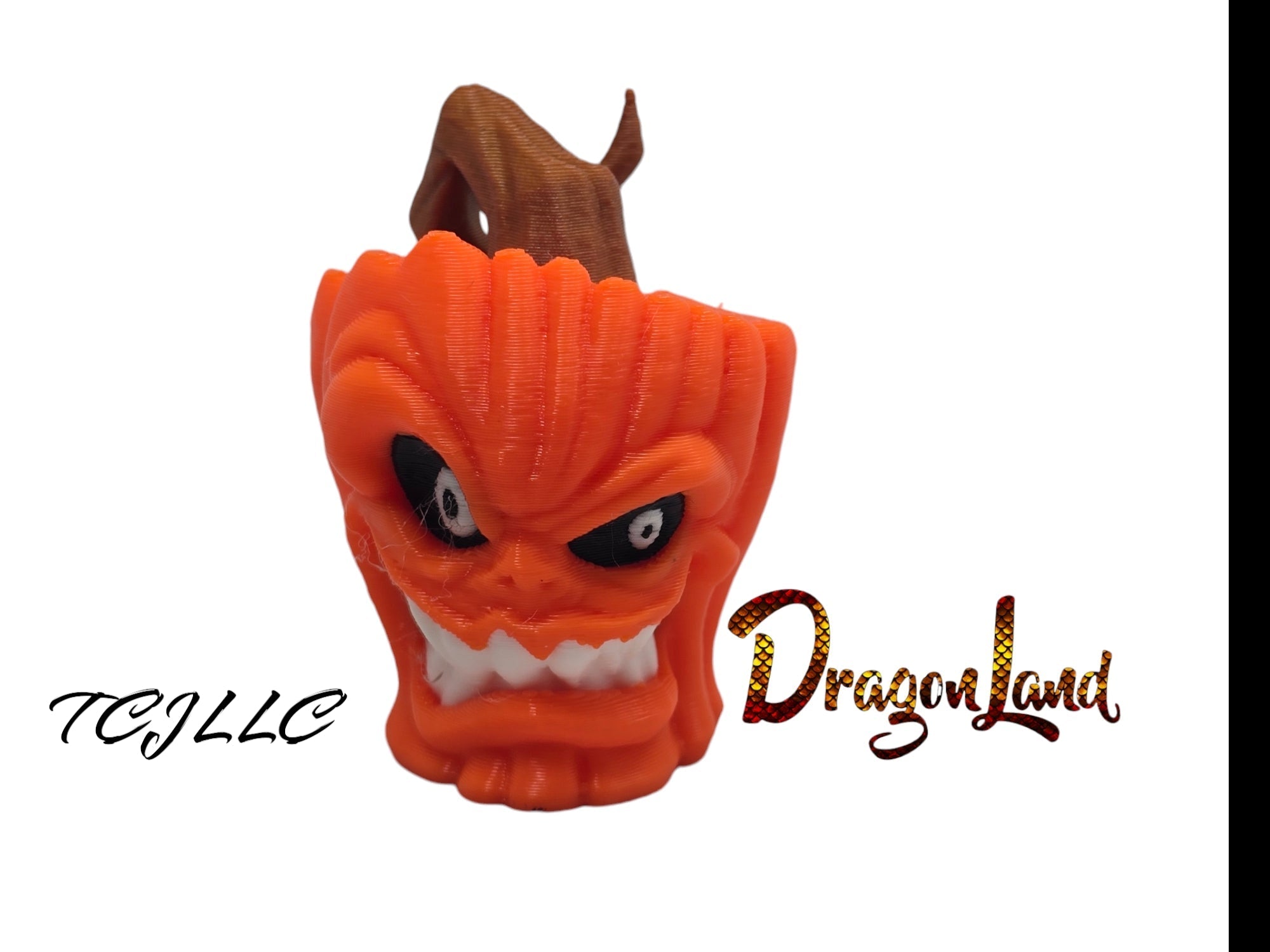 Pumpkin Med Stem Keychain