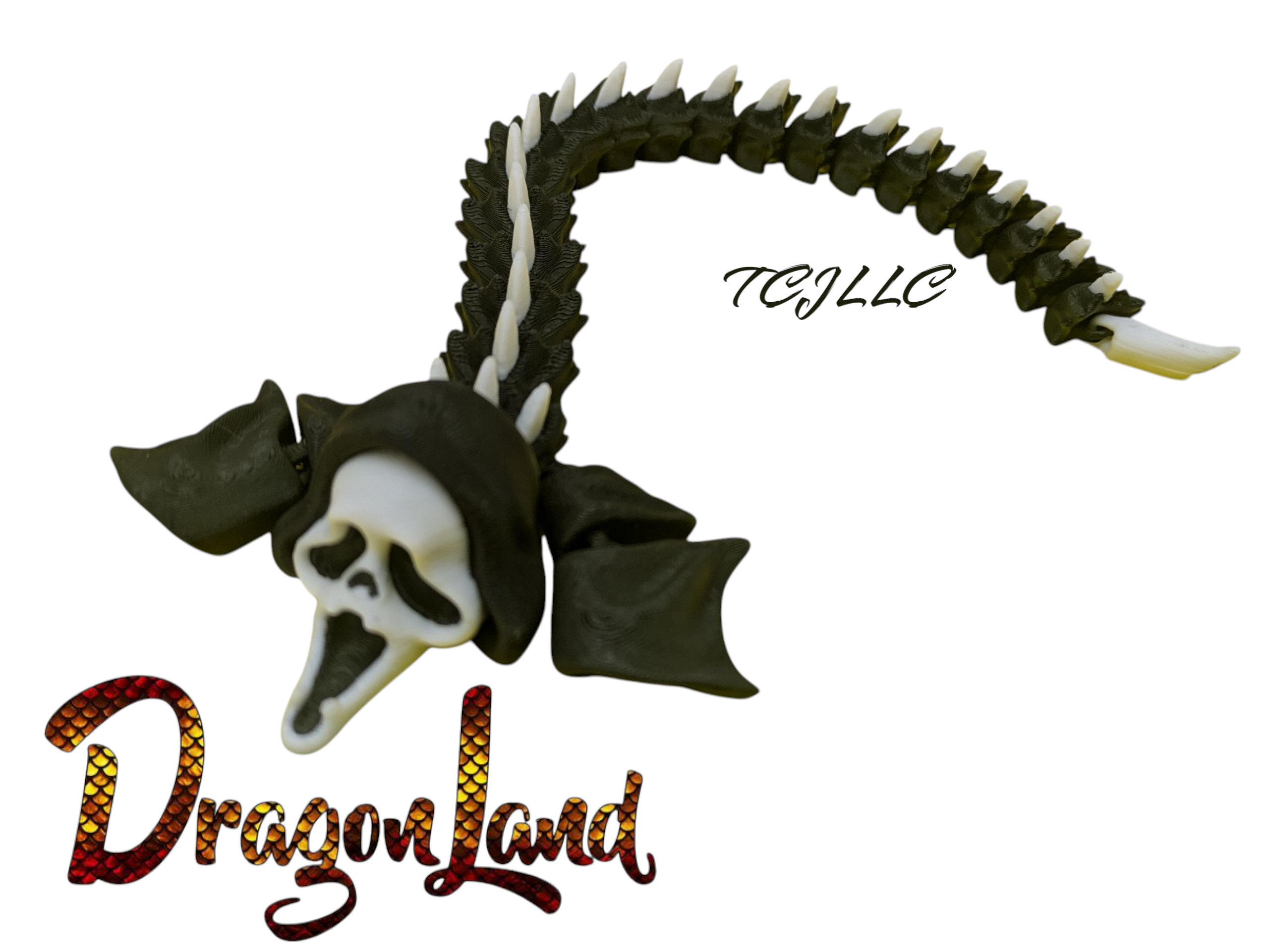 Scream Dragon Painted Small - Fan Art