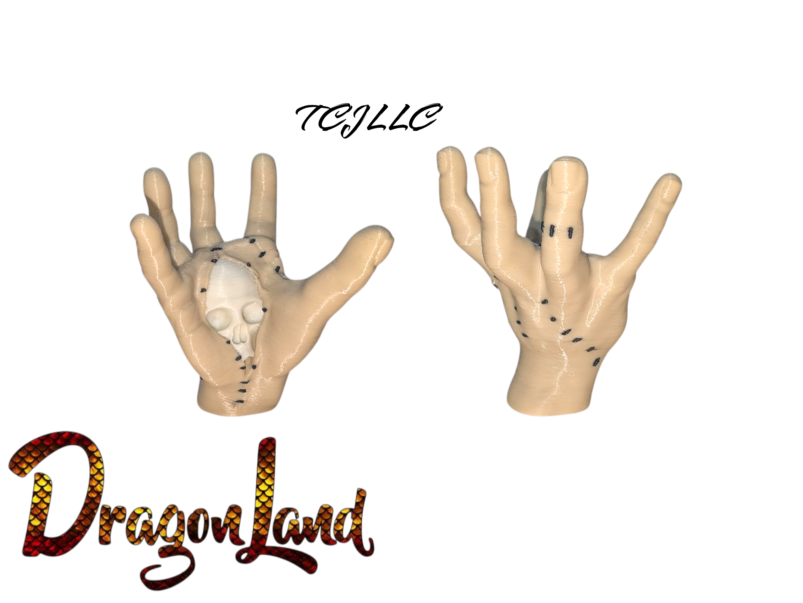 Thing Hand with Skull in Palm - Fan Art