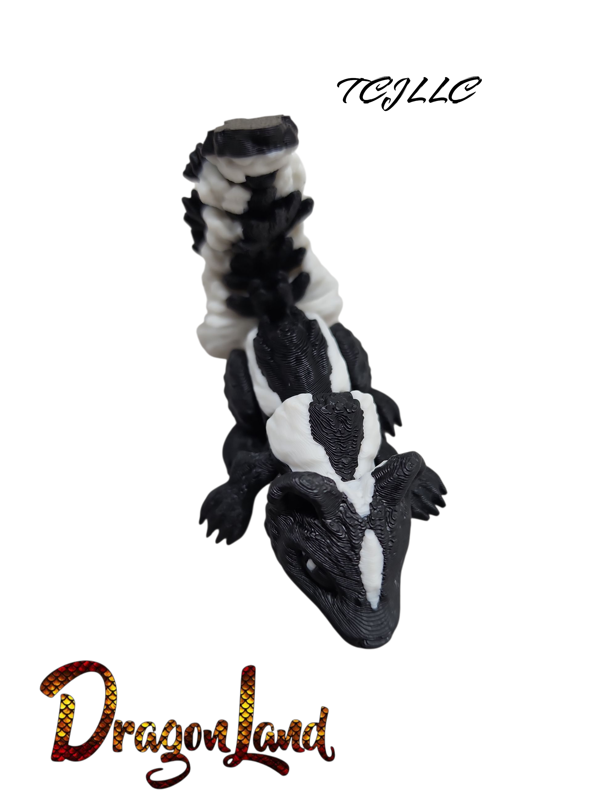 Skunk Painted w/ Raised Tail