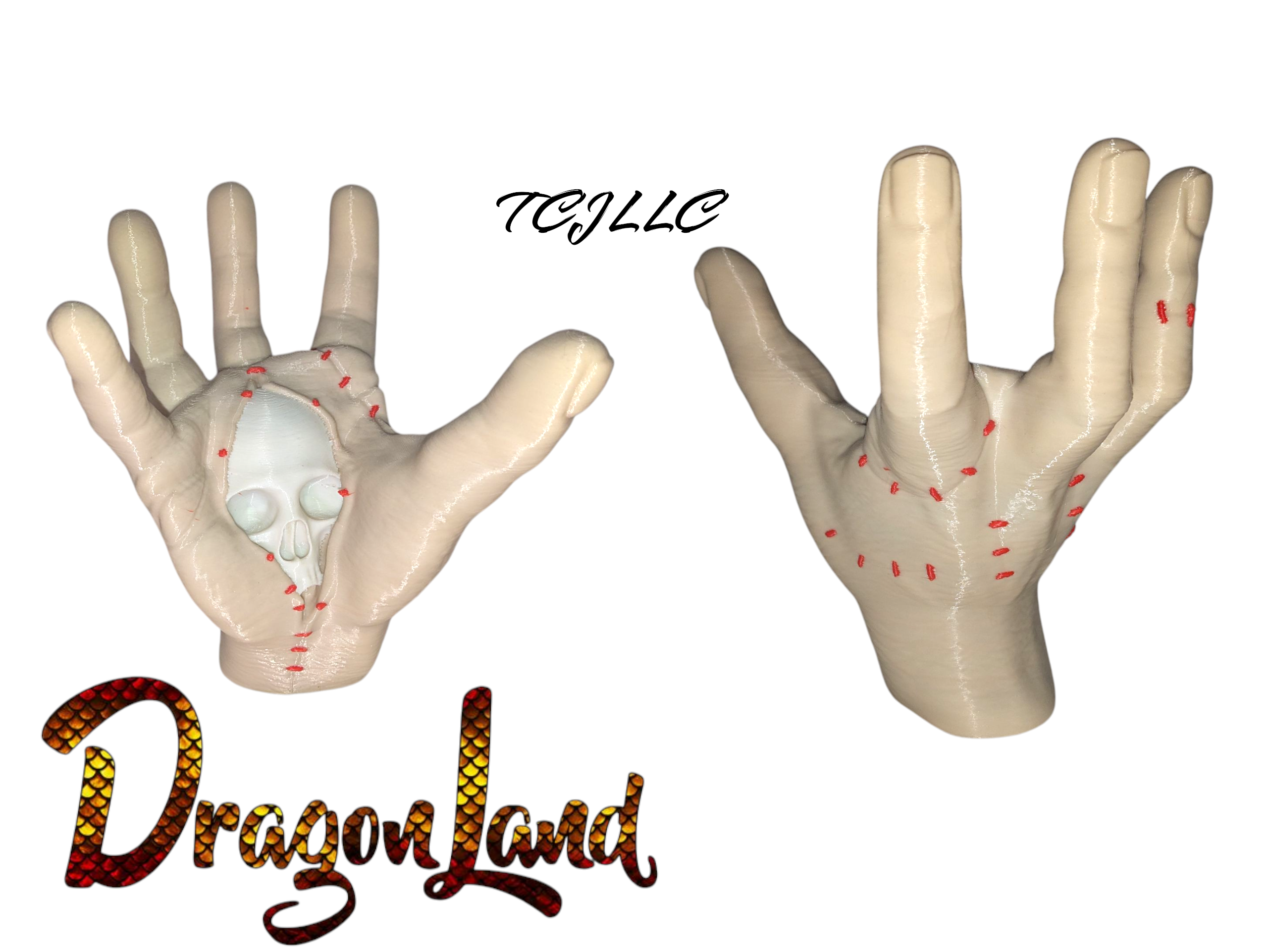 Thing Hand with Skull in Palm - Fan Art