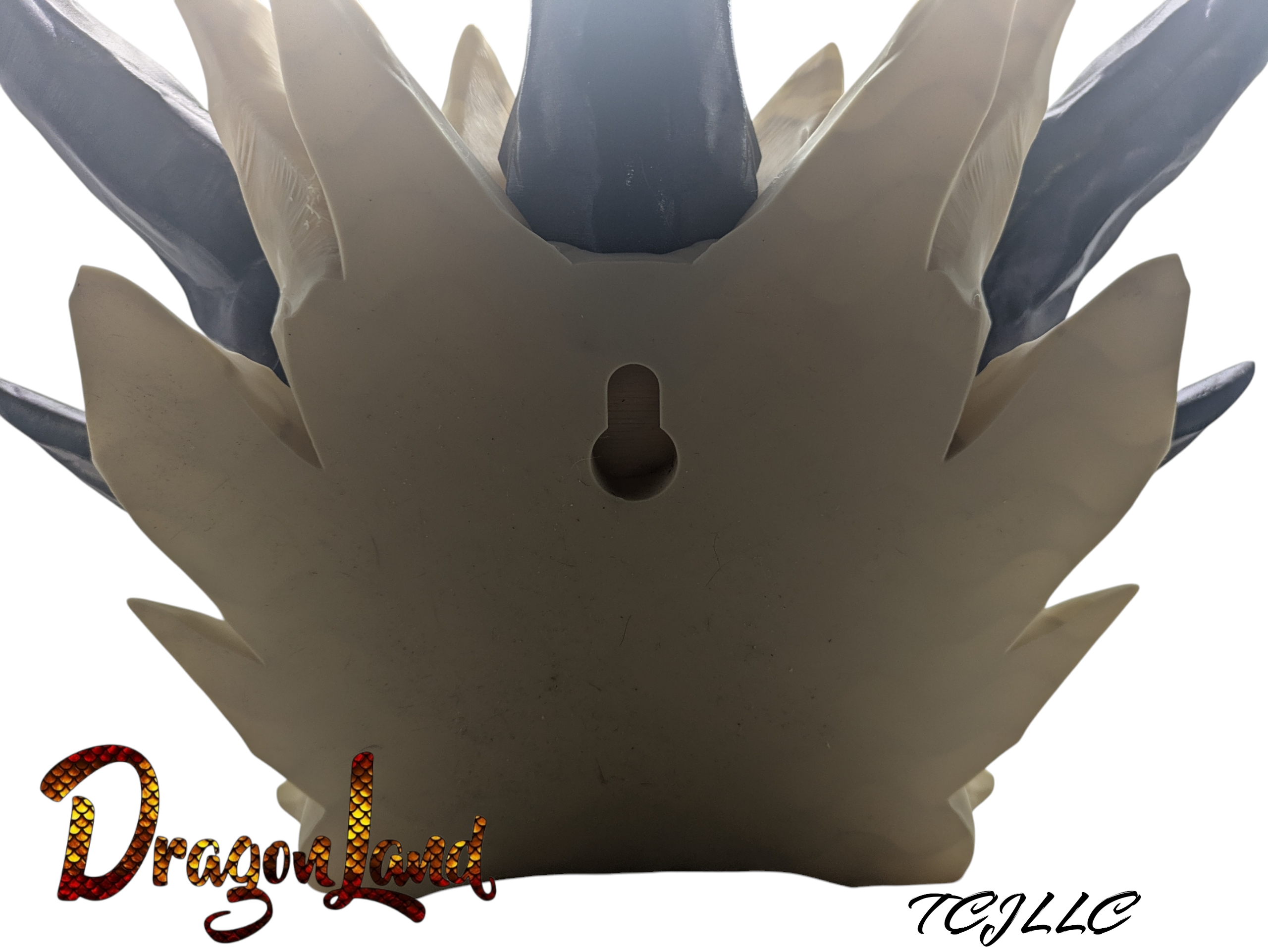 Dragon Crystal Skull Wall Mount - Full Size