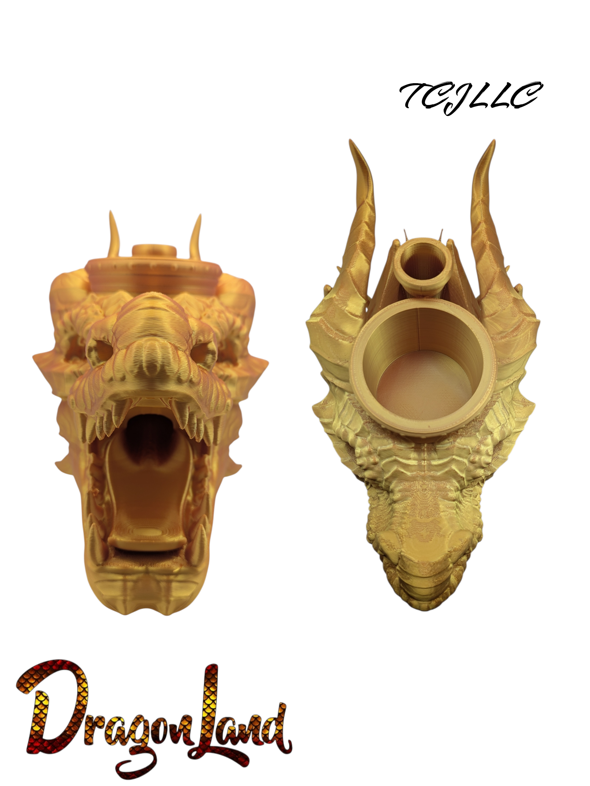 Dragon Head Dice Tower/ Drink Holder