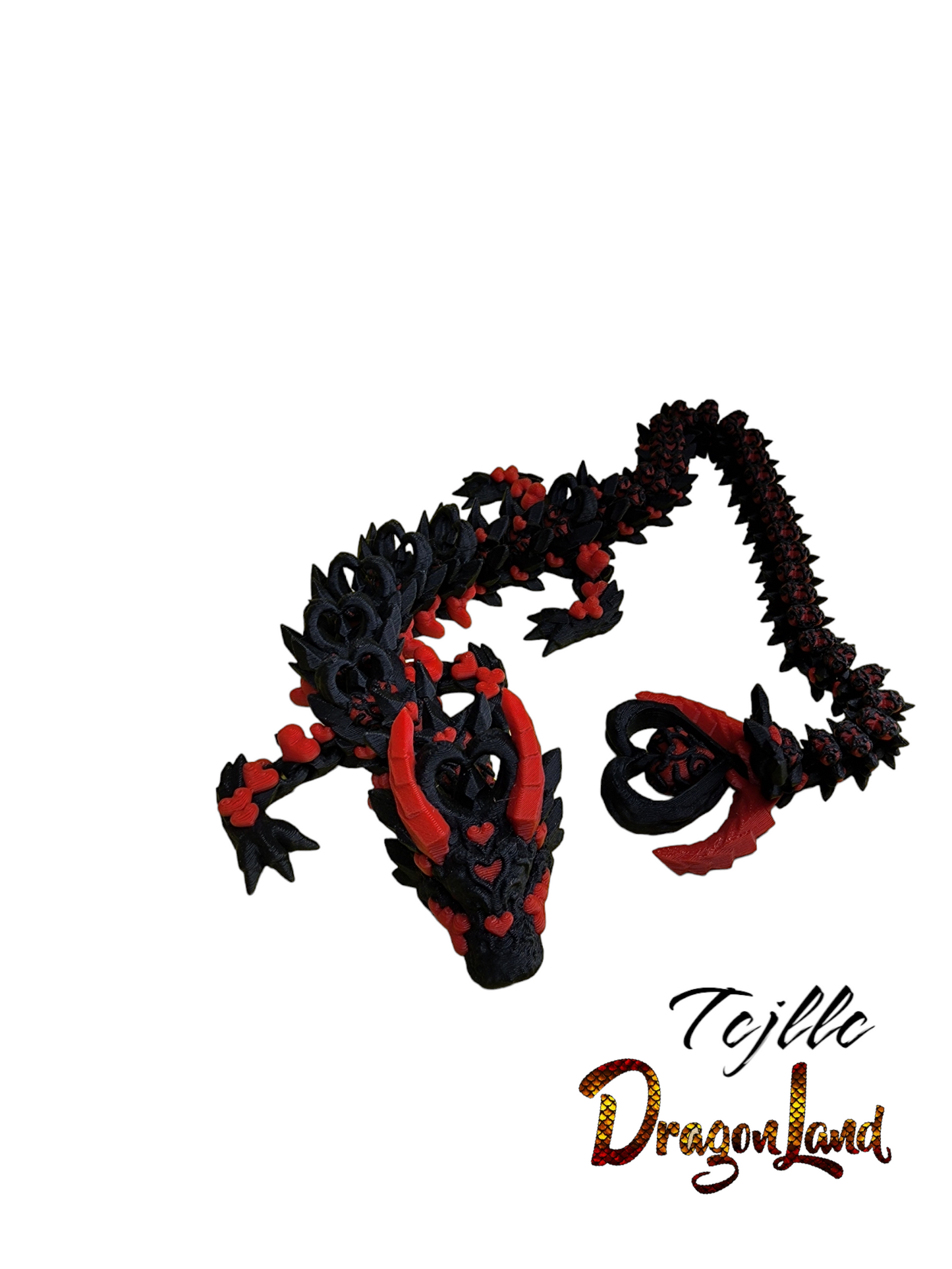 Dark heart dragon large( painted )