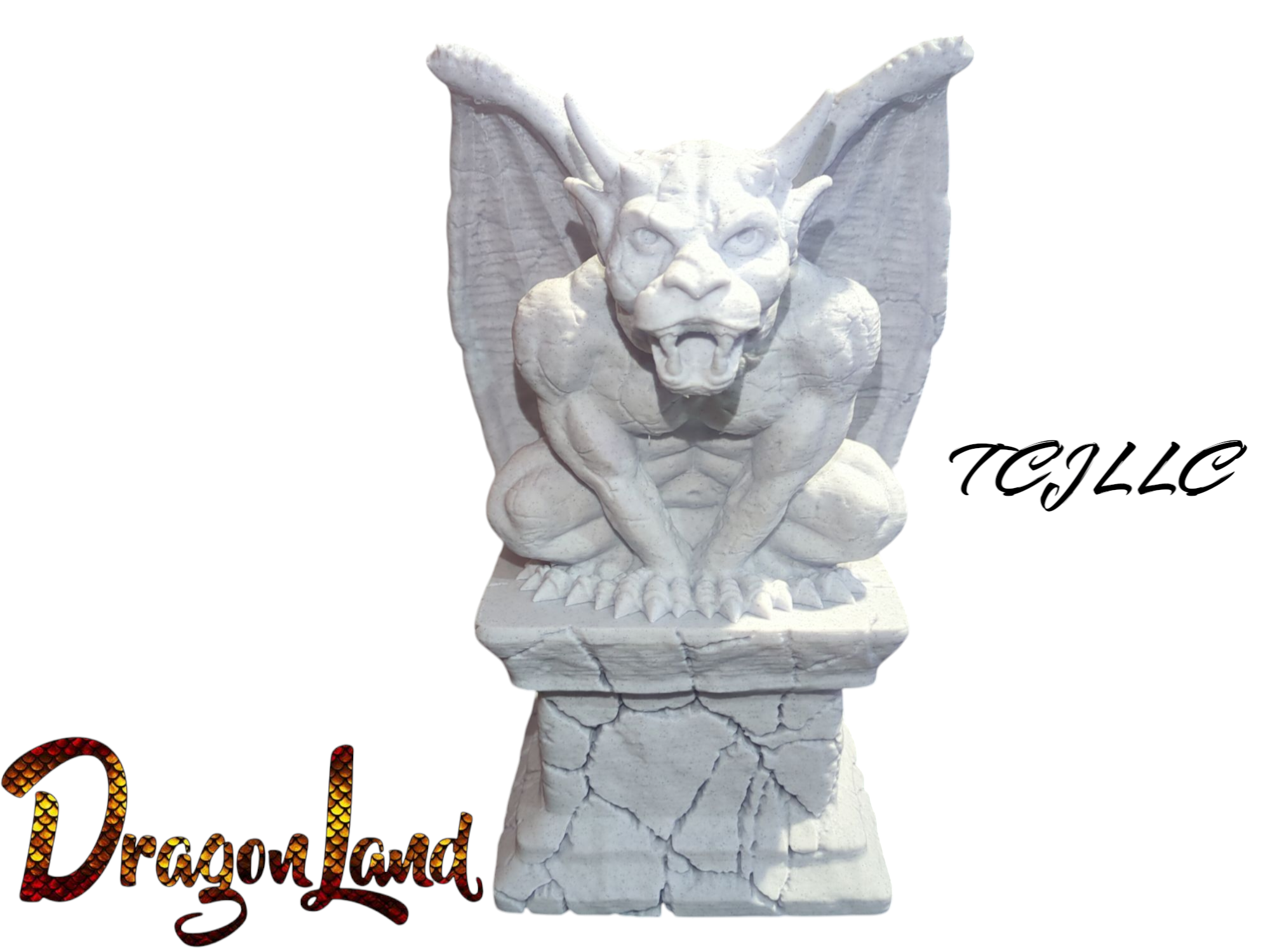 Gargoyle on pedestal #1