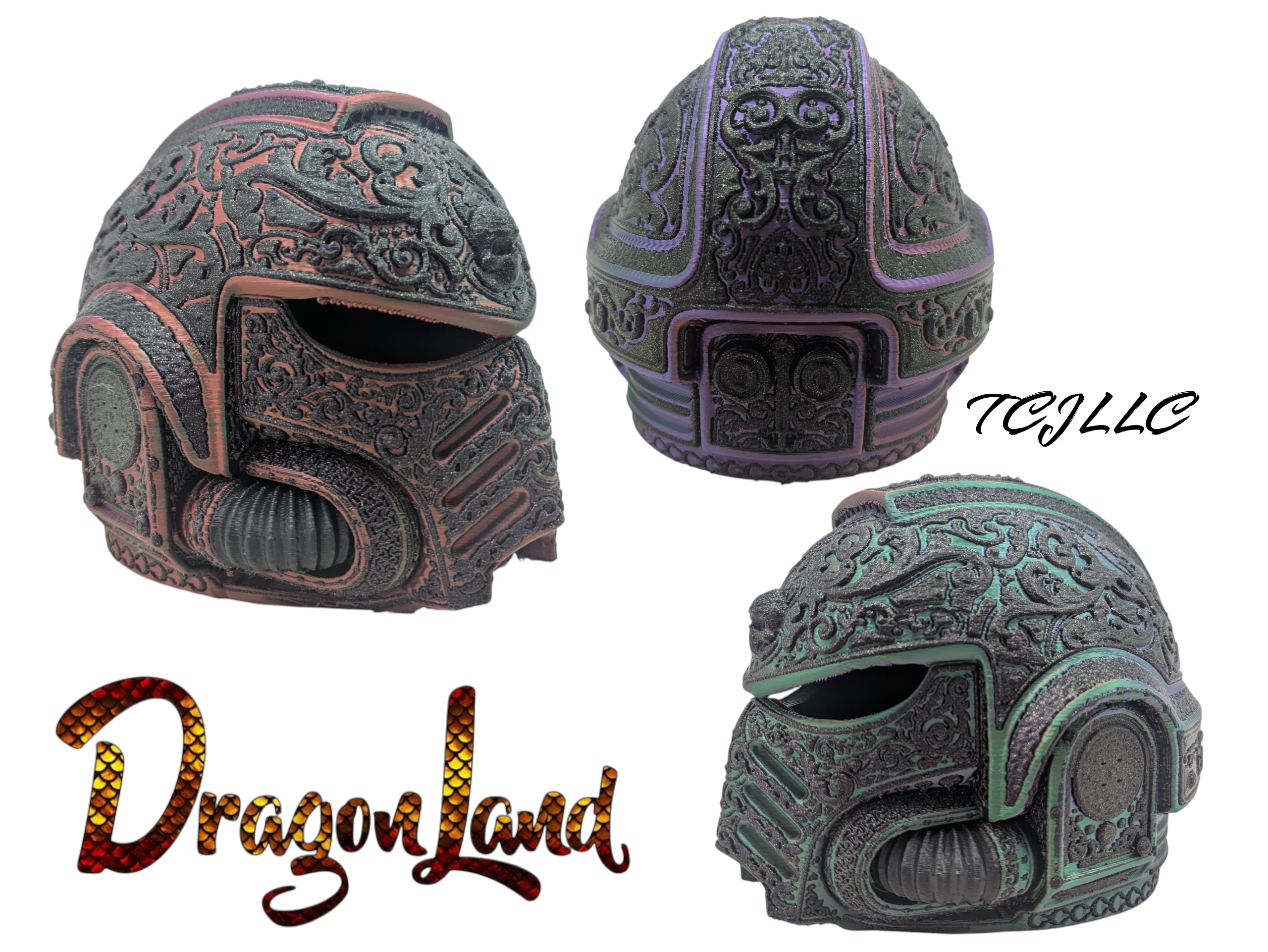 War Hammer Helmet Multi Color Small Collectable