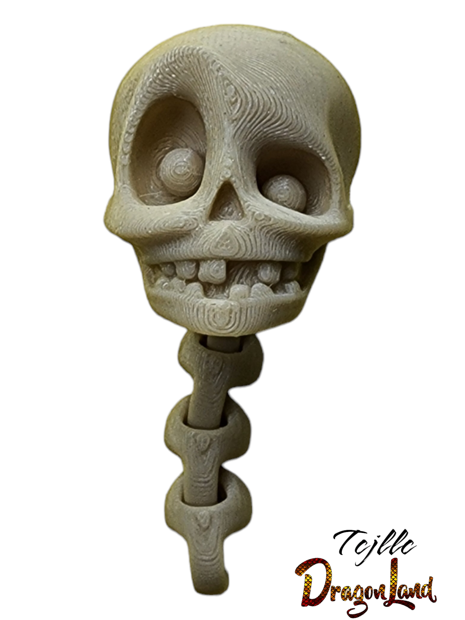 Bone and Skull Articulated Fidget Toy