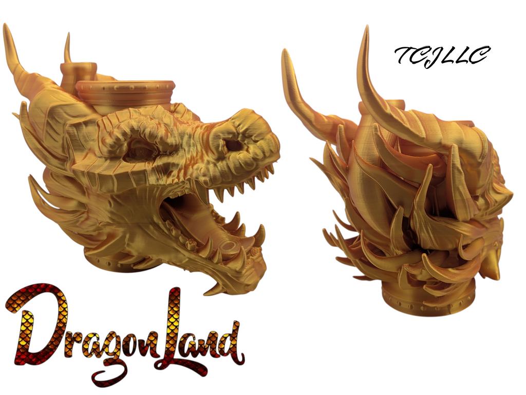 Dragon Head Dice Tower/ Drink Holder