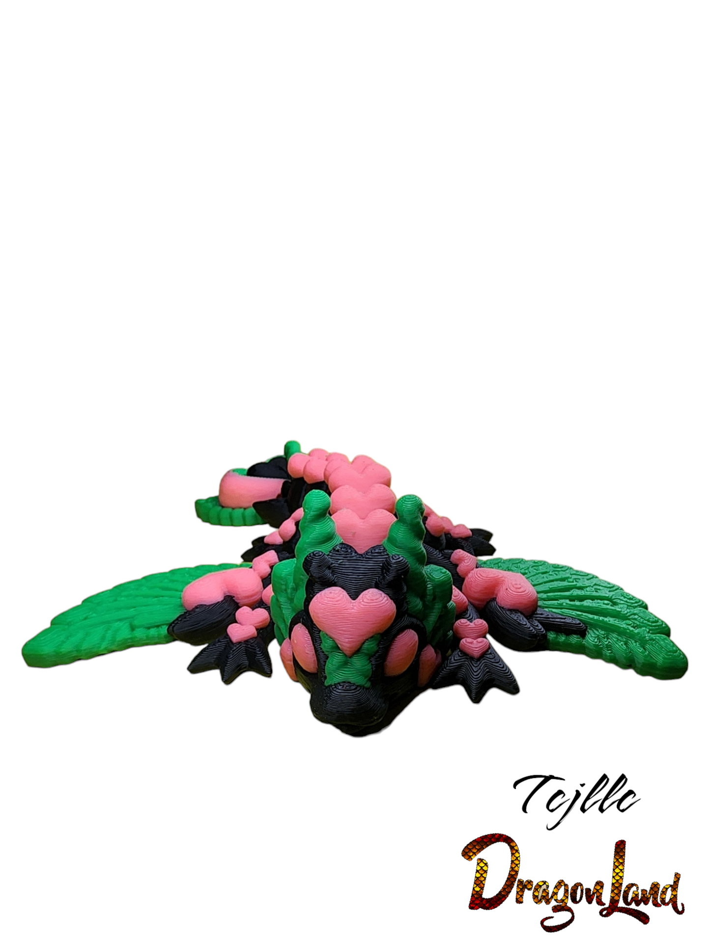 Baby Heart Wing Dragon Painted